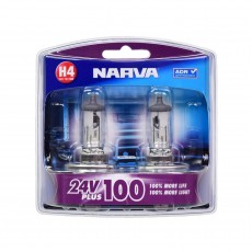 24V PLUS 100 H4 75/70W P43T