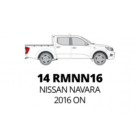 ALL WEATHER FRONT & REAR MAT SET - NISSAN NAVARA 2016 ON