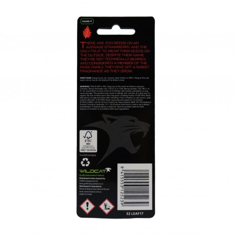 LEAF AIR FRESHENER STRAWBERRY