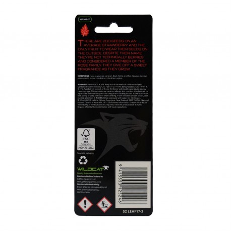 LEAF AIR FRESHENER STRAWBERRY PK3