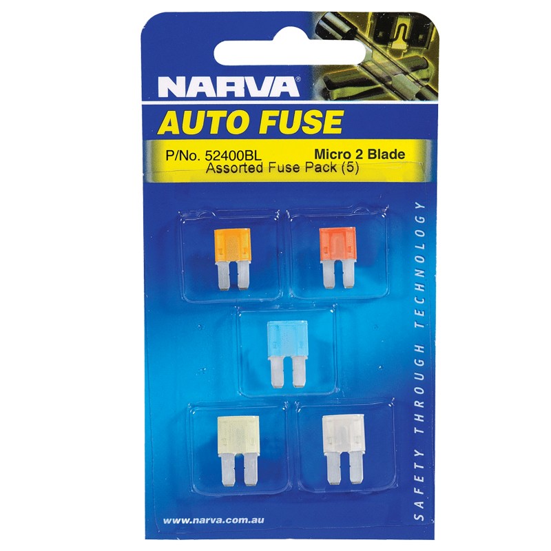 MICRO 2 BLADE FUSE ASSORTMENT CARD 5
