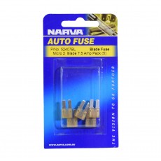 MICRO 2 BLADE FUSE 7.5AMP PACK OF 5