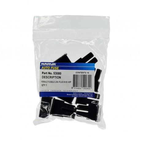 FUSE LINK FEMALE 80AMP PK10