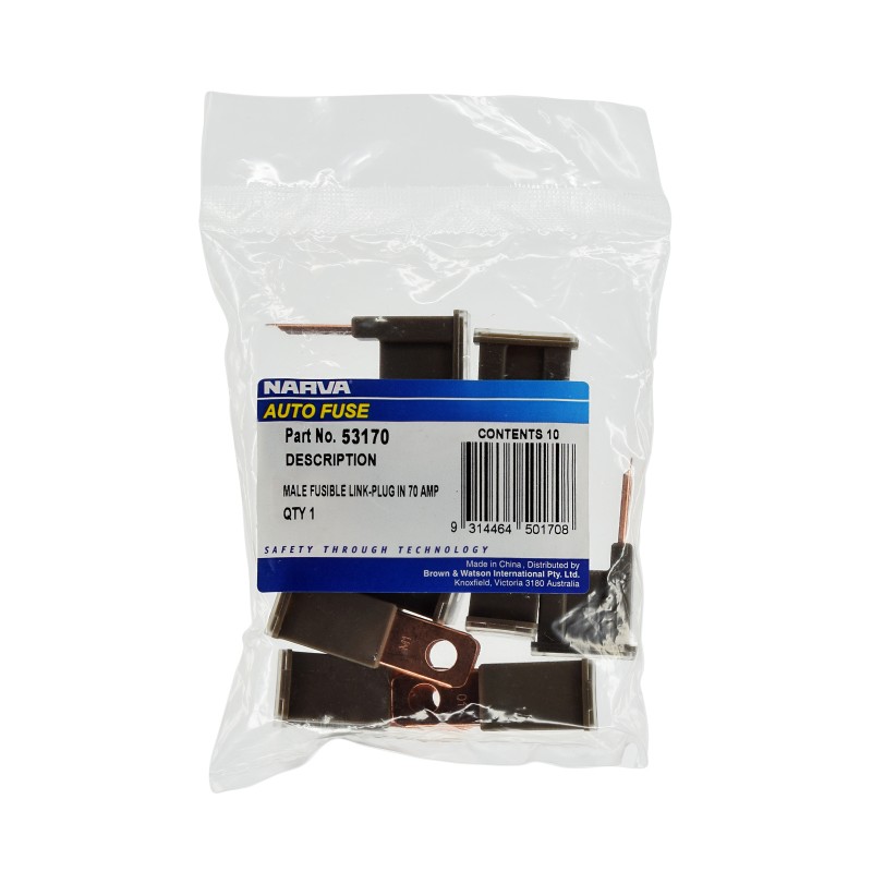 FUSE LINK PLUG MALE 70AMP PK10