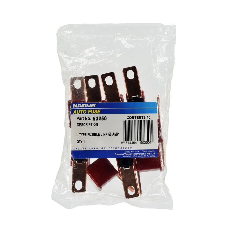 FUSE LINK L TYPE 50AMP PK10