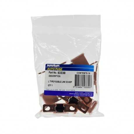 FUSE LINK L-TYPE 30A PINK PK10