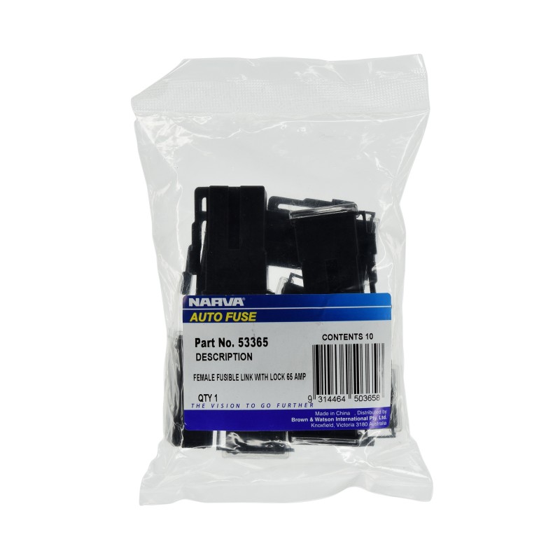 FUSE LINK PLUG FEMALE 65A PK10