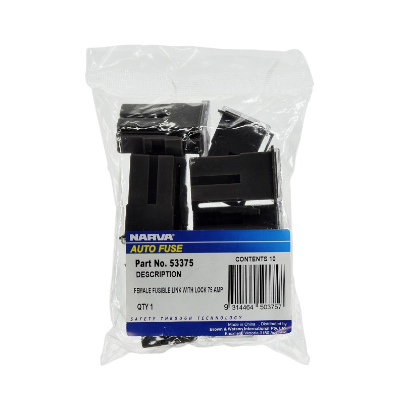 FUSE LINK FEMALE PLUG IN LOCK 75A PK10