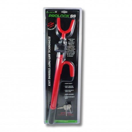 STEERING WHEEL LOCK SS RED