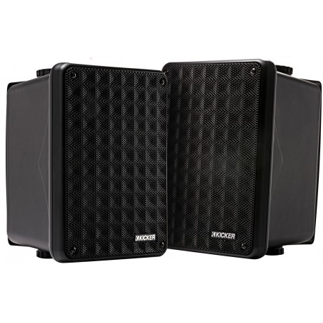6.5IN 2WAY BLACK INDOOR OUTDOOR SPEAKER PAIR