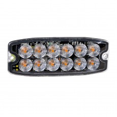 12/24V SUPER SLIM DOUBLE ROW LED SELF CONTAINED WARNING LIGHT
