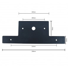 RUBBER NUMBER PLATE HOLDER TO SUIT MODEL 37