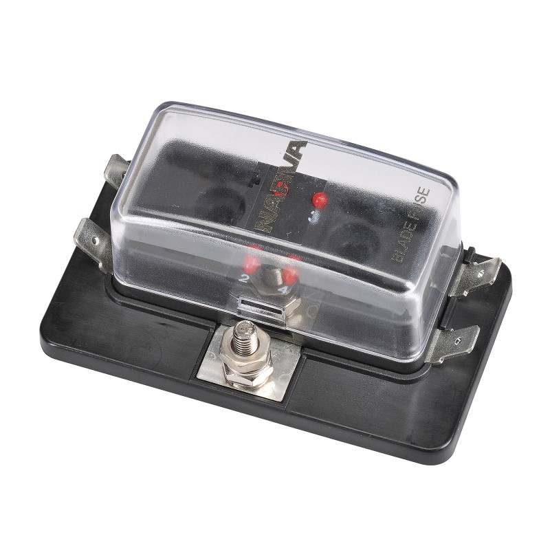 FUSE BOX 4 WAY STD ATS W/ LED