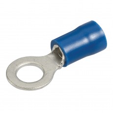 RING TERMINAL BLUE 5mm PK25