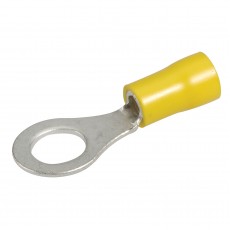 RING TERMINAL YELLOW 8.4mm PK10