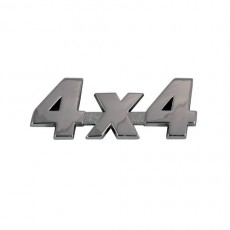 ADHESIVE BADGE - CHROME 4X4