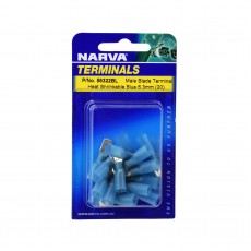 H/SHRINK TERM MALE BLADE BLUE PK20