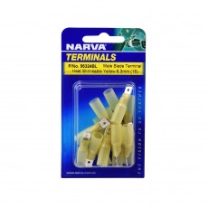 H/SHRINK TERM MALE BLADE YELLOW PK15