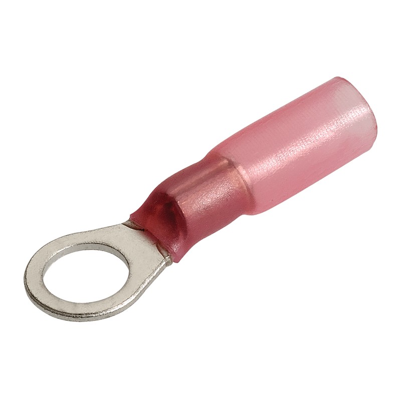 H/SHRINK RING TERMINAL RED 5MM PK20