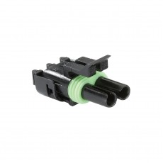 CONNECTOR 2 PIN MALE W/PROOF