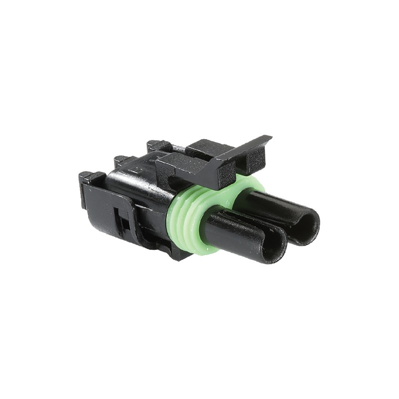 CONNECTOR 2 PIN MALE W/PROOF