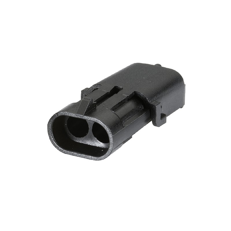 CONNECTOR 2 PIN FEMALE W/PROOF