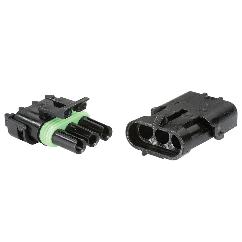 CONNECTOR Q/C MALE/FEMALE 3WAY