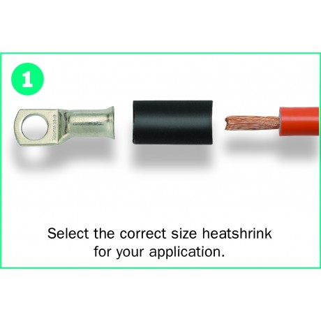 HEAT SHRINK TUBING 3.2mm-6.4mm ASSORTED