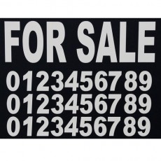 FOR SALE SIGN DIY DECAL SHEET