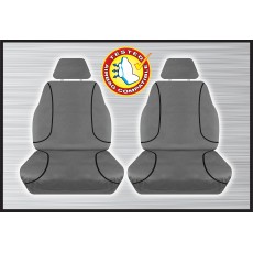 GREY CANVAS FRONT SEAT COVER PAIR - TRITON 2015 ONWARD