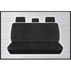 BLACK CANVAS REAR BENCH SEAT COVER - HILUX VARIOUS 05/2005 on