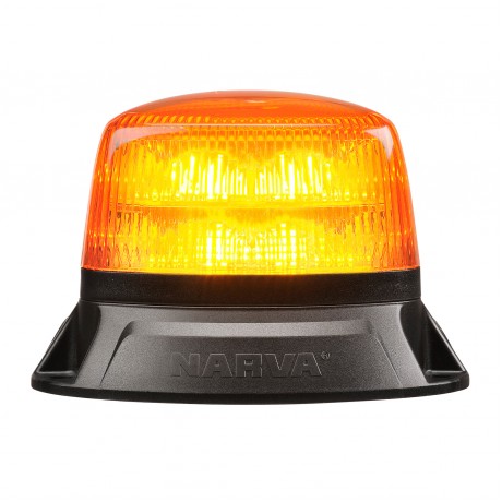 AEROTECH SHORT AMBER LED STROBE FLANGE BASE