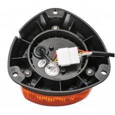 AEROTECH SHORT AMBER LED STROBE FLANGE BASE