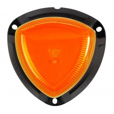 AEROTECH TALL AMBER LED STROBE FLANGE BASE