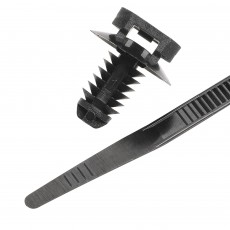 CABLE TIE FIR TREE MOUNT 4.8x200mm PK25