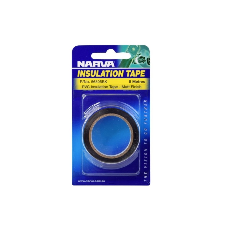 PVC INSULATION TAPE MATT BLACK 19mm x 5M