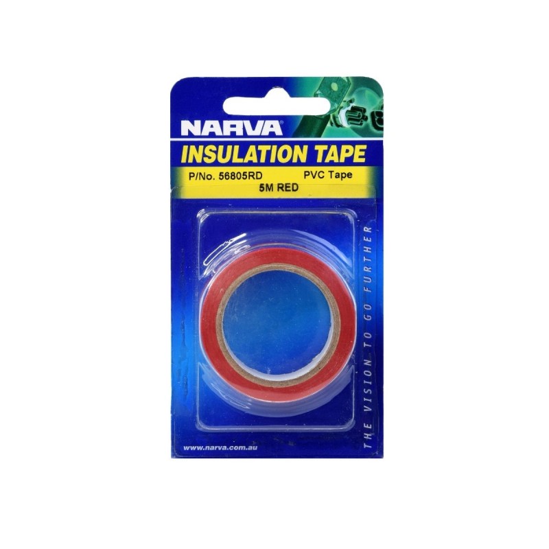 PVC INSULATION TAPE MATT RED 19mm x 5M