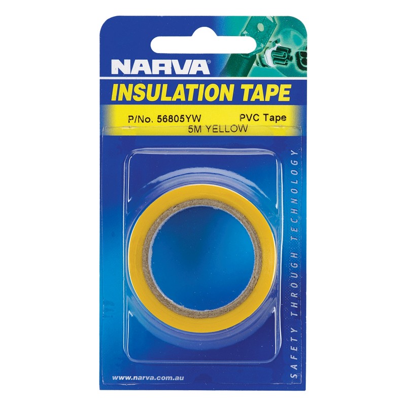 TAPE PVC INSUL MATT YELLOW