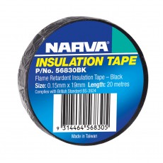 TAPE PVC FLAME RETARD BLACK