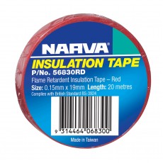 TAPE PVC FLAME RETARD RED