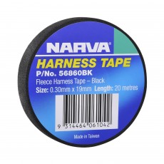 FLEECE HARNESS TAPE BLACK 19MM