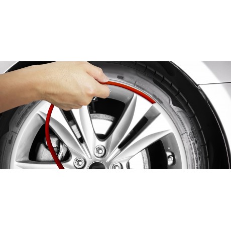 RED SELF ADHESIVE RIM ACCENT TRIM