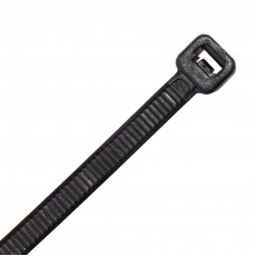 100MM X 2.5MM CABLE TIE BLACK PK25
