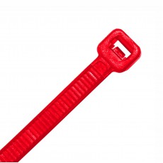 200MM X 4.8MM RED CABLE TIE PK100