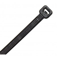 370MM X 4.8MM CABLE TIE BLACK PK25