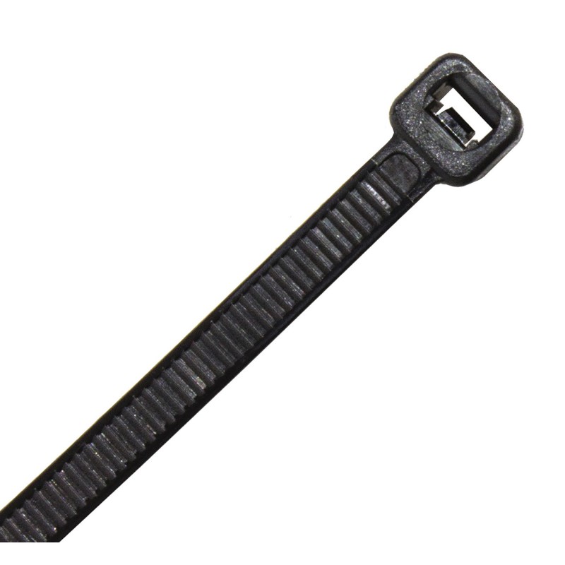 370MM X 4.8MM CABLE TIE BLACK PK25