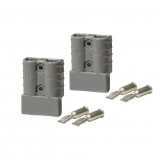 50AMP GREY HEAVY DUTY CONNECTOR - TWIN PACK