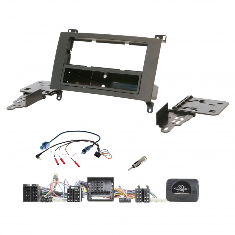 SINGLE/DOUBLE DIN BLACK INSTALL KIT TO SUIT MERCEDES - SPRINTER