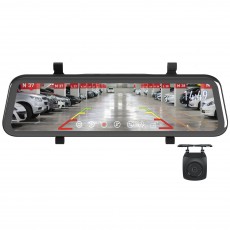9IN 1080P HD HI-RES MIRROR MONITOR WITH REVERSE CAMERA