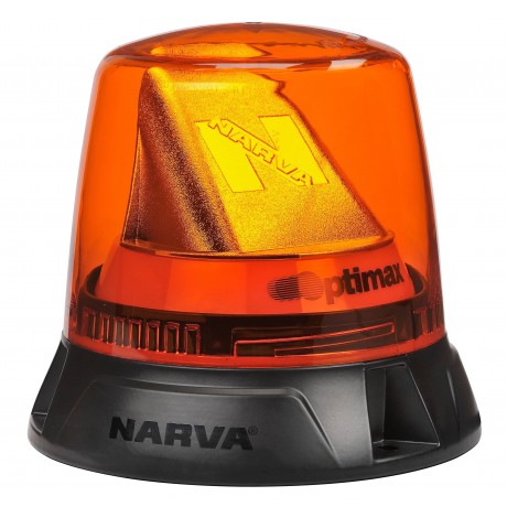 OPTIMAX LED ROTATING BEACON AMBER FLANGE BASE